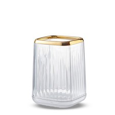 Clear Acrylic Makeup Brush Holder Vanity Cosmetic Cup Organizer Storage Box