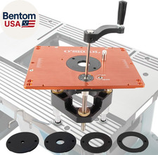 3-1/2" Router Lift Systems for BOSCH RA1181 & RA1171 Router Tables,11-1/2" X 9-1
