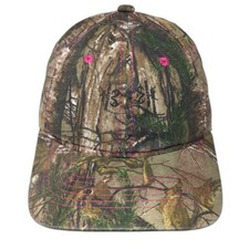 Realtree Strapback Baseball Cap Multi One Size Adjustable Camouflage Signatures