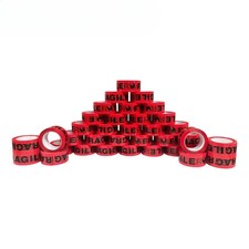 72Rolls 2"x110 Yards Fragile Handle with Care Packing Shipping Box Sealing Tape