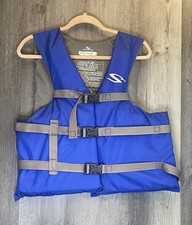 Stearns Adult Universal Type III PFD Life Jacket Vest Blue/Gray - MPN 2001