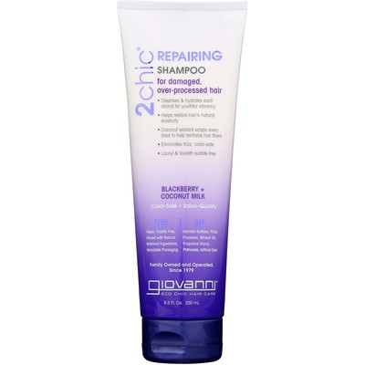 Giovanni 2Chic Blackberry & Coconut Milk Repairing Shampoo 8.5 Oz