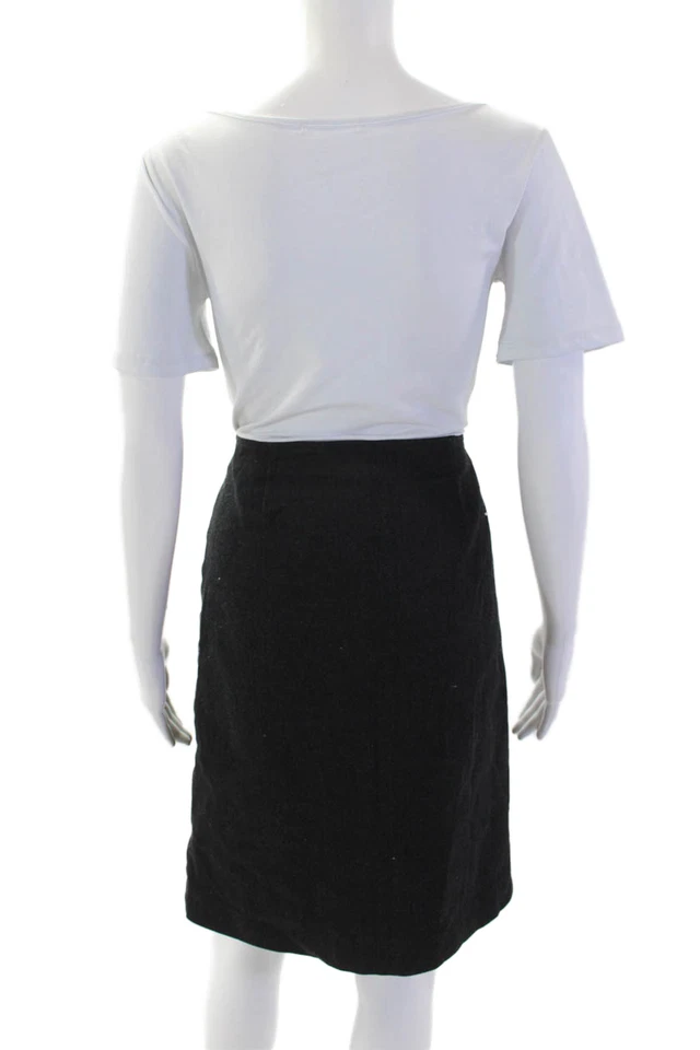 Cynthia Cynthia Steffe Womens A-Line Skirt Black Size 4 - Image 3 of 4