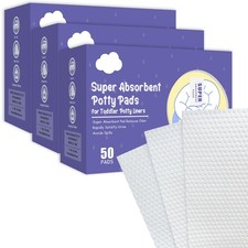 150 Packs Super Absorbent Urine Pads Portable Child Used with Travel Potty Ba...