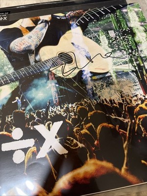 Ed Sheeran - +-=÷× (Tour Collection) [Blue Vinyl] NEW Vinyl with signed poster