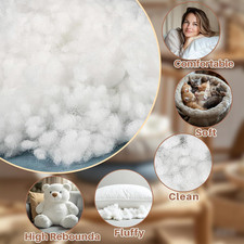 5.3 OZ Polyester Fiberfill Stuffing - Premium Polyfill Stuffing for Stuffed ...