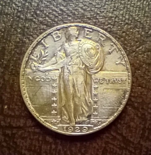 1929 D Standing Liberty Quarter Gem BU Silver Coin SLQ