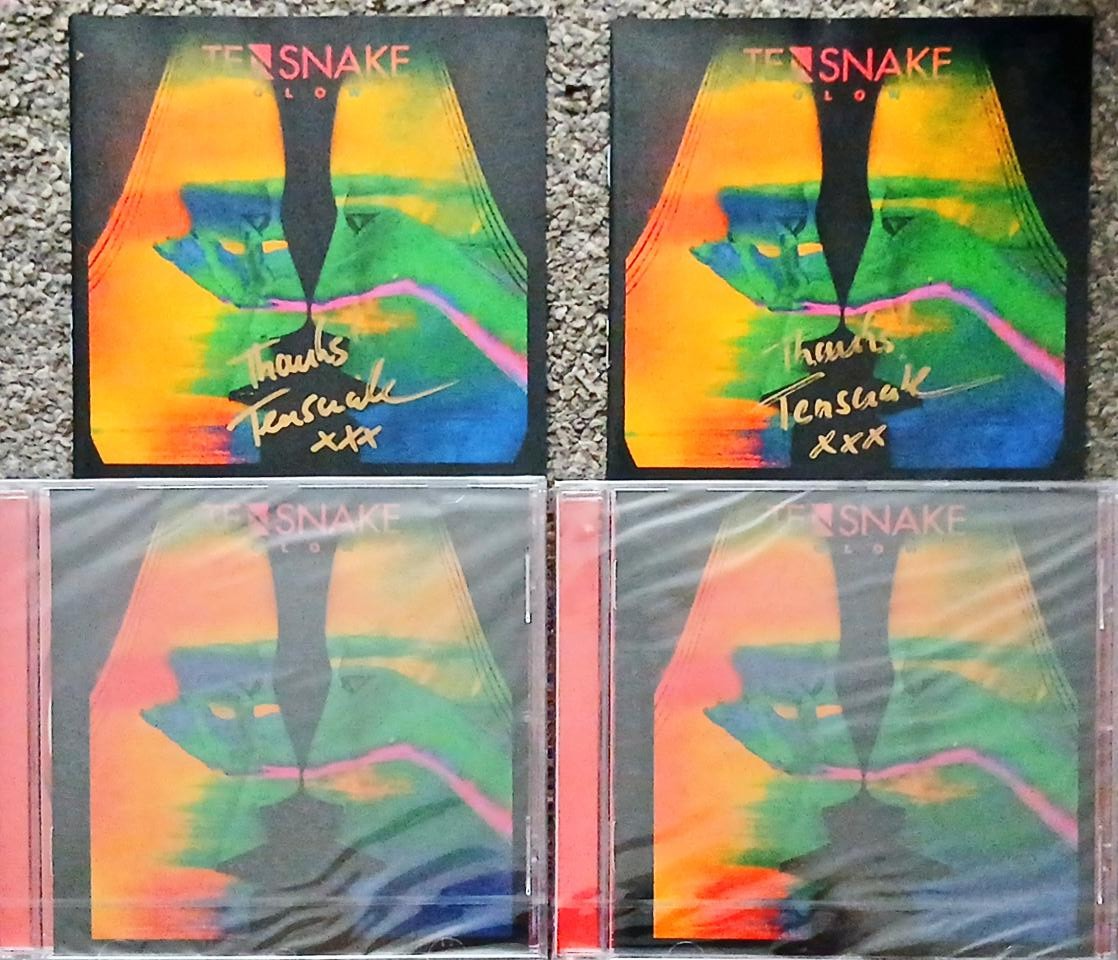 Tensnake - Glow Signed Autographed Autograph New + Sealed CD Nile Rodgers Fiora