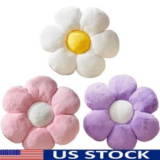 Flower Shaped Throw Pillow Decorative Cushion Soft Fluffy Polyester Home Decor