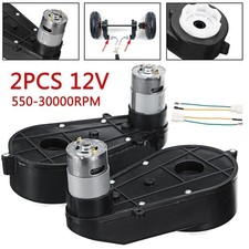 For Kids 12V 30000RPM Electric Motor With Gear Box Ride On 2pcs set