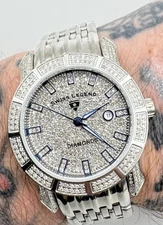 Swiss Legend Marquise Diamond Collection 2.50ct Wrist Watch 34mm SL-23024F