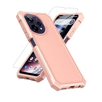Case Compatible with/AT&T Verge 2, with Screen Rose Gold Cricket Icon Plus 2026