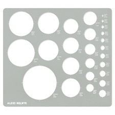Aleks Melnyk No.200 Metal Circle Template Met...