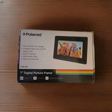 Polaroid 7 inch Digital Picture Frame black 800x480 Hi-Resolution LED PDF 700