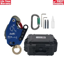 Z3-FIRE Blue Ascent Descent Device with Universal Joint & Tool Box 30-285kg Load