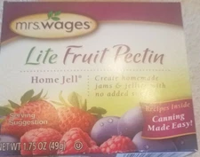 MRS. WAGES W595-H3425 Home-Jell Jam & Jelly Mix, Lite Fruit Pectin, 1.75-oz. -