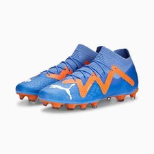 PUMA Future Pro FG/AG Blue White Orange 107171-01 Men's Soccer Cleats