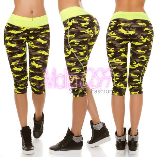 Leggings fuseaux maculato militari camouflage donna mimetici pinocchietti  Capri | eBay