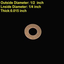 10Pk Bronze Washers Fit RICK HINDERER KNIVES XM-18 3" & 3.5" XM-24, MP1 1PR EDC
