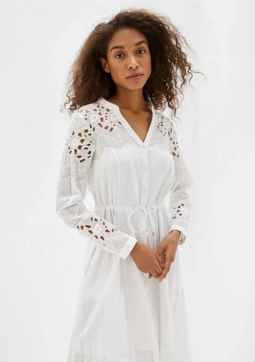 Karen millen top white lace dress