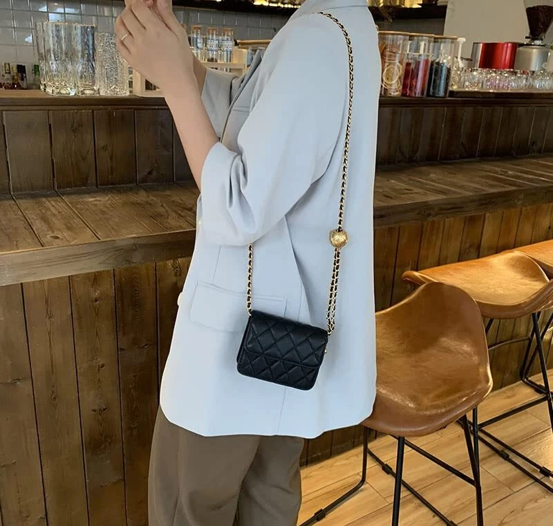 Mini Belt Bag Waist Bag for Women Trendy Y2K Fashion Accessories Black