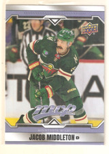 Jacob Middleton 2024-25 UD MVP Base Card #81 Wild