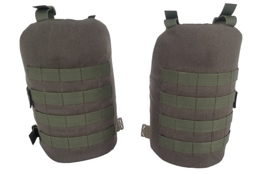 Juego de almohadillas protectoras para muslos con inserciones IIIA, OliveDrab, talla S - Imagen 7 de 14