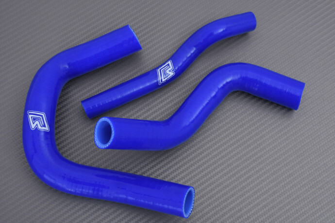 Kit tuyaux de radiateur bleu Honda NC750X en silicone premium finition racing