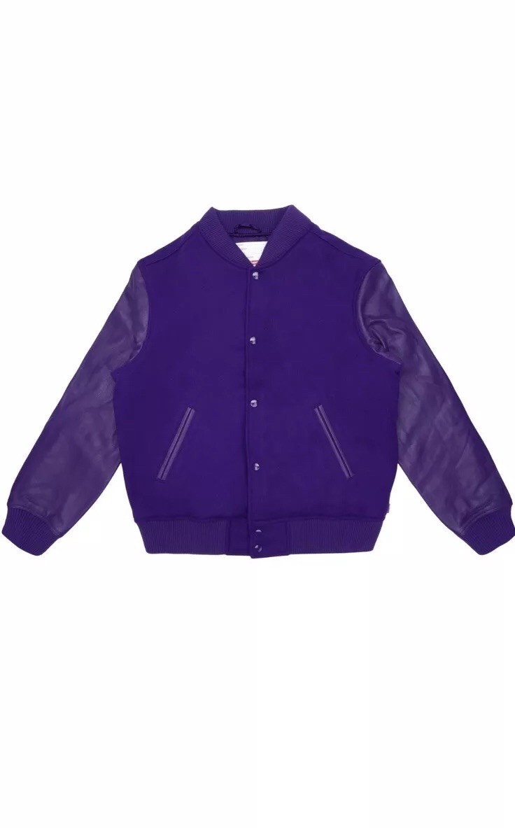 Supreme Motion Logo Varsity Jacket Purple Size Medium | eBay Supreme Motion Logo Varsity Jacket Purple Size Medium | eBay