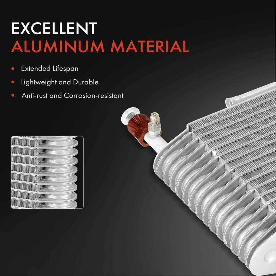 Núcleo evaporador de aire acondicionado de aluminio para Chevrolet Corvette 1985-1989 placa y aleta de 5,7 L Foto 3 de 4