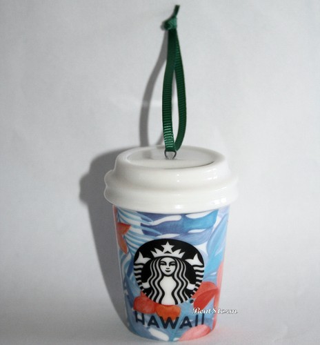 2015 Starbucks HAWAII State Mermaid Weihnachtsbaum Tumbler Holiday Ornament 2 OZ - Bild 4 von 7