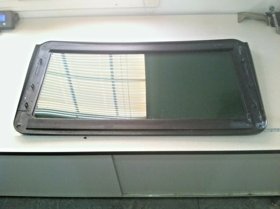 BMW 750i 750Li E65 E66 2004-2008 ~ vidrio techo corredizo ~ pieza OEM Foto 2 de 3