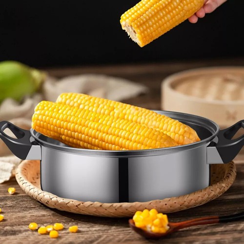 12/10pcs Stainless Steel Cookware Saucepan Set Pan Pot Kitchen Cooking Glass Lid - Picture 19 of 43