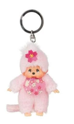 Sekiguchi Anhänger Monchhichi Kirschblüte, 10 cm, pink