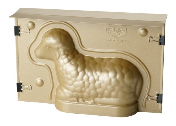 "Dr. Oetker LäMmchenbackform \"Goldiges Ostern\", Lammform, Osterbackform Antihaft"-image