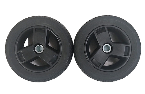Pride GO-CHAIR PAIR 9"x3" Flat Free Drive Wheels Tires Power Scooter