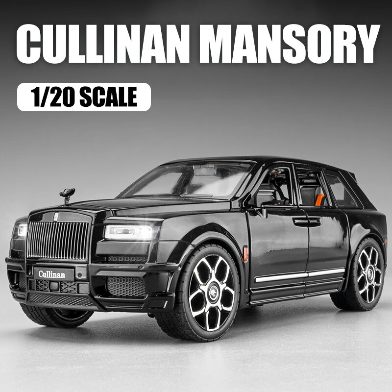 1:20 Rolls Royce Cullinan Mansory SUV Alloy Model Car Modified
