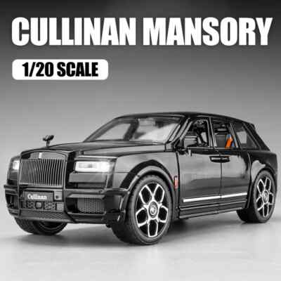 1:20 Rolls Royce Cullinan Mansory SUV Alloy Model Car Modified