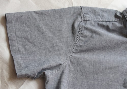 Patagonia Bluffside Organic Cotton SS Button Down Chambray Shirt - XL Blue Grey - Bild 17 von 19