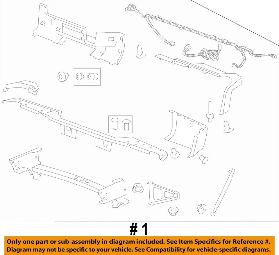 Used Rear Bumper Assembly Rear fits: 2013 Gmc Sierra 2500 pickup Step Bumper w/r - Image 4 of 4