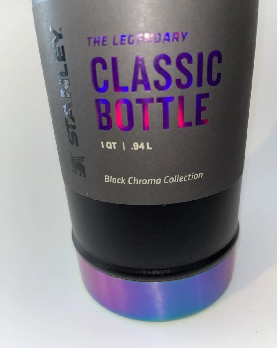 NEW BLACK CHROMA Stanley 1 QT Legendary Classic Bottle NEW BLACK CHROMA Stanley 1 QT Legendary Classic Bottle