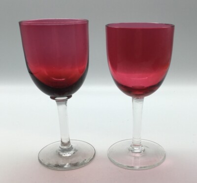 Vintage Rubinrote Brille X 2