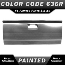 New Painted 636r Silver Rear Tailgate For 2015-2022 Chevy Colorado Gmc Canyon