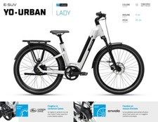 BICI ELETTRICA ADRIATICA YO-URBAN 27,5"  DONNA CON TRASMISSIONE A CINGHIA