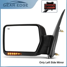 Driver Side Power Heated Tow Mirror for 2007- 2014 Ford F150 Pickup Turn Signal