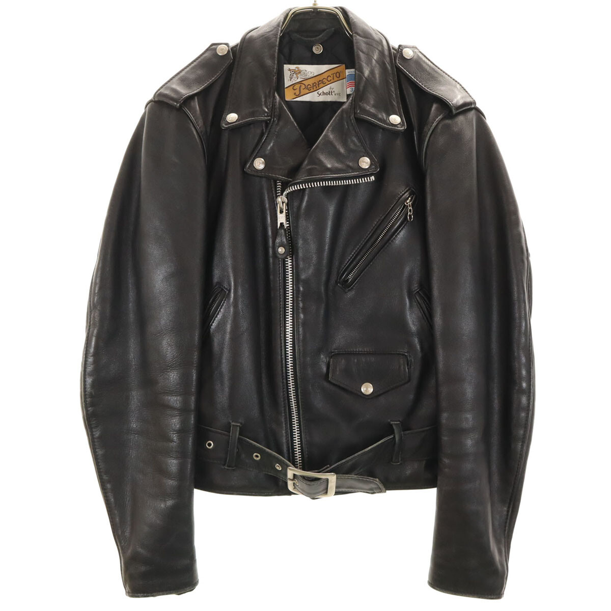 ヴィンテージ Schott 618 36インチ schott 80s 618 Vintage USA Made IDEAL Zip Double riders