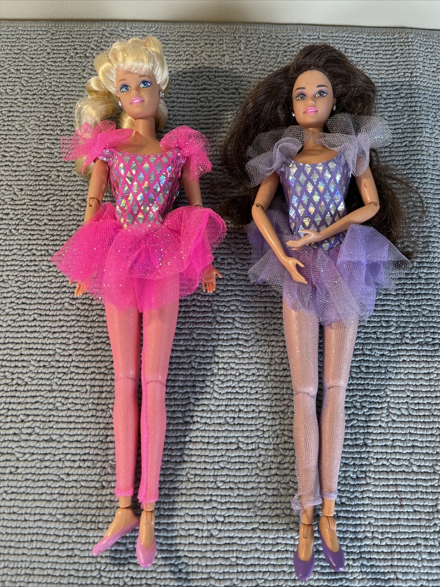 VTG Lot Of Mattel barbie ballerina Rare doll 1976 1990 Head/ 1993 Body  HTF