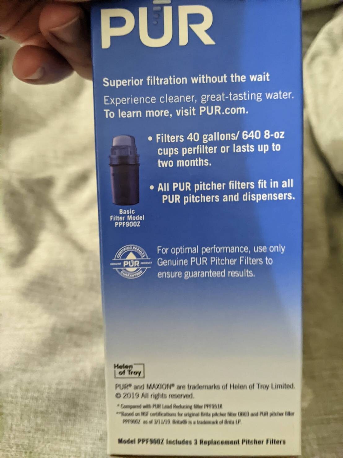 PUR 2Pack Replacement Filters Water Pitcher Model PPF900Z NEW SEALED