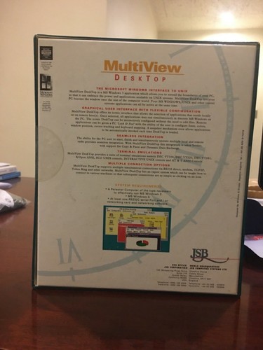 New Sealed Windows-based MultiView terminal-emulation software NFR.Vintage. - Picture 2 of 2