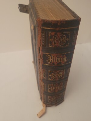 Incredible Cdv Album With Outdoor Scenes and civilians, x87 images
